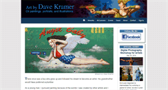 Desktop Screenshot of davekramer-art.com