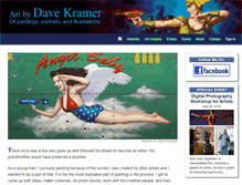 Tablet Screenshot of davekramer-art.com